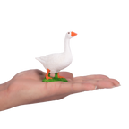 White Goose Toy Realistic Farm Animal Figurine