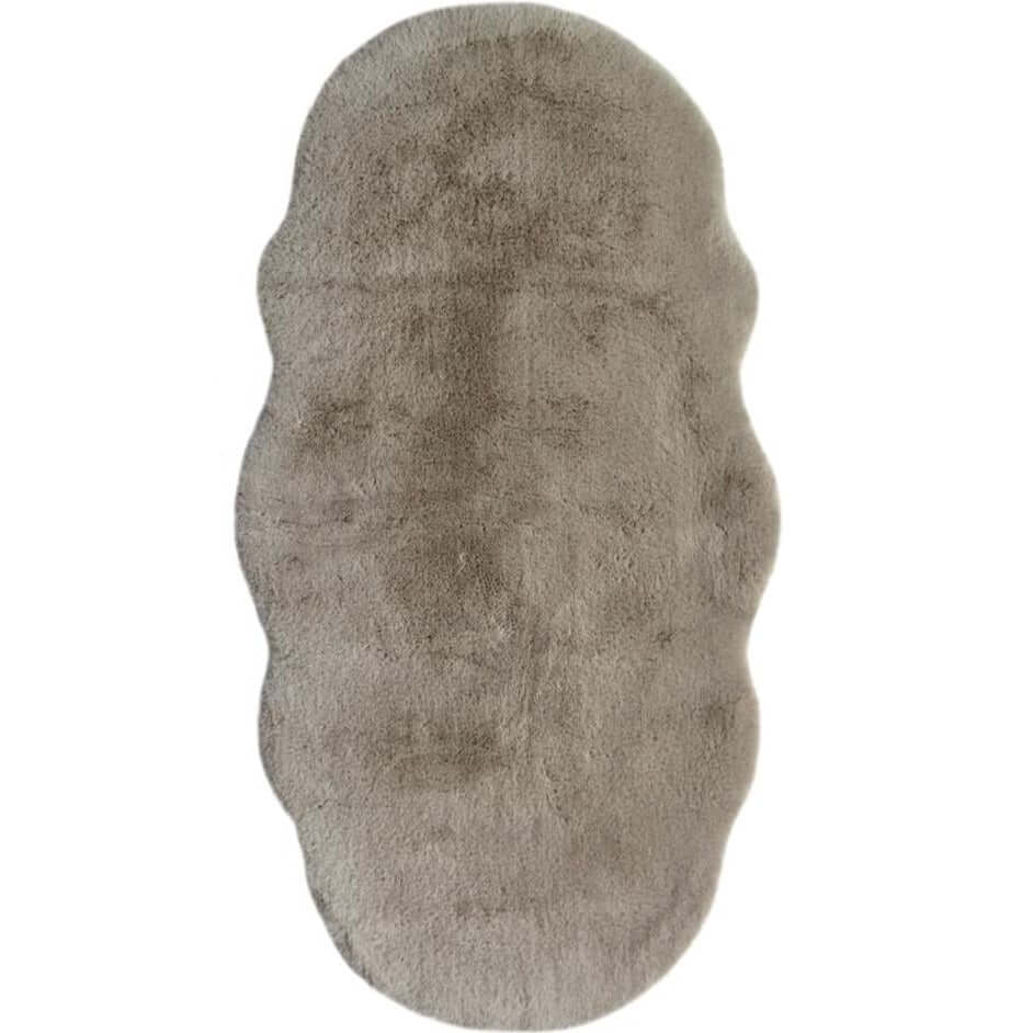 Luxury Natural Faux Fur Rug 70X140 cm