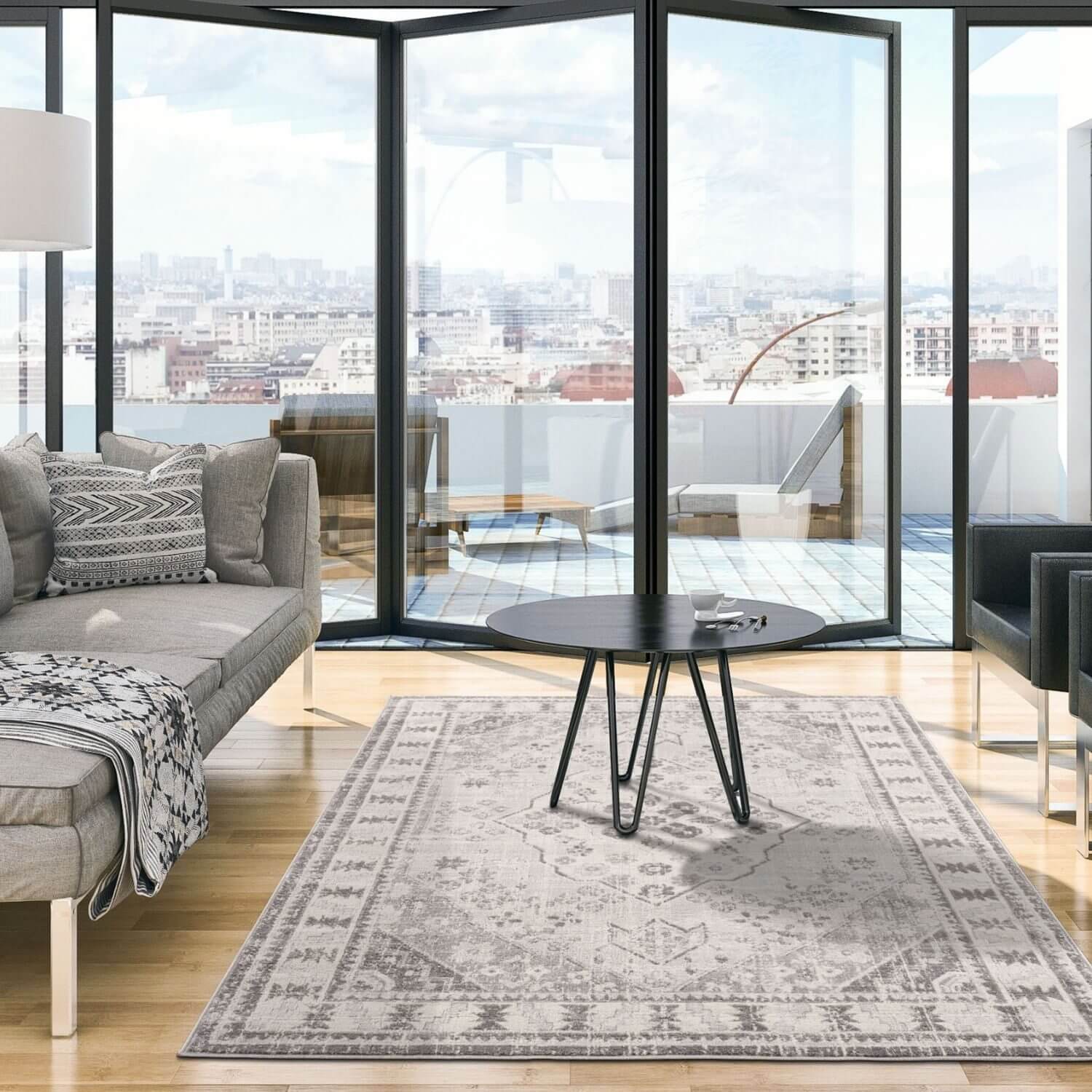 Montana Oriental Grey Rug