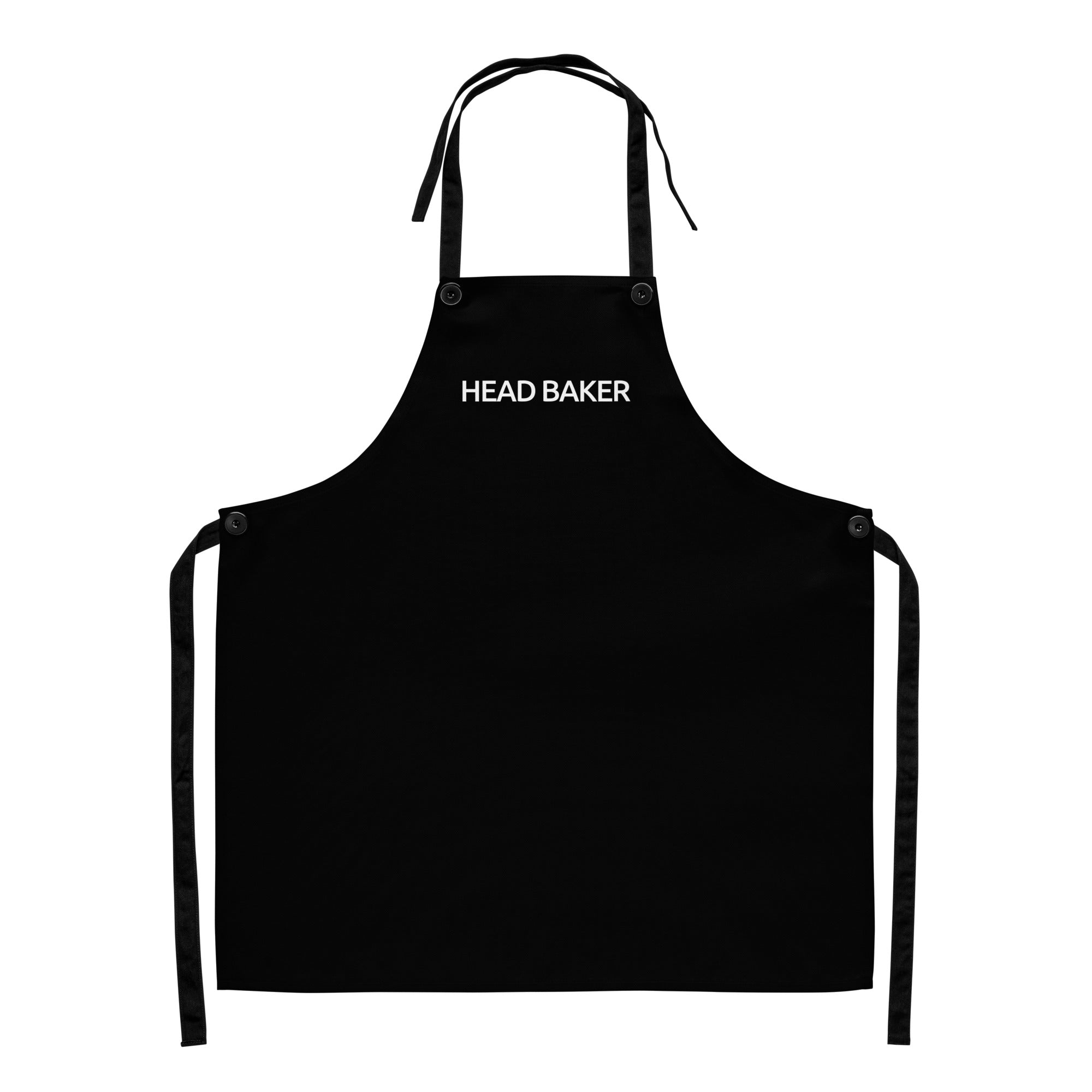 Head Baker Black Apron