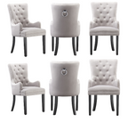 LUX Velvet Dining Chair (with armrests)