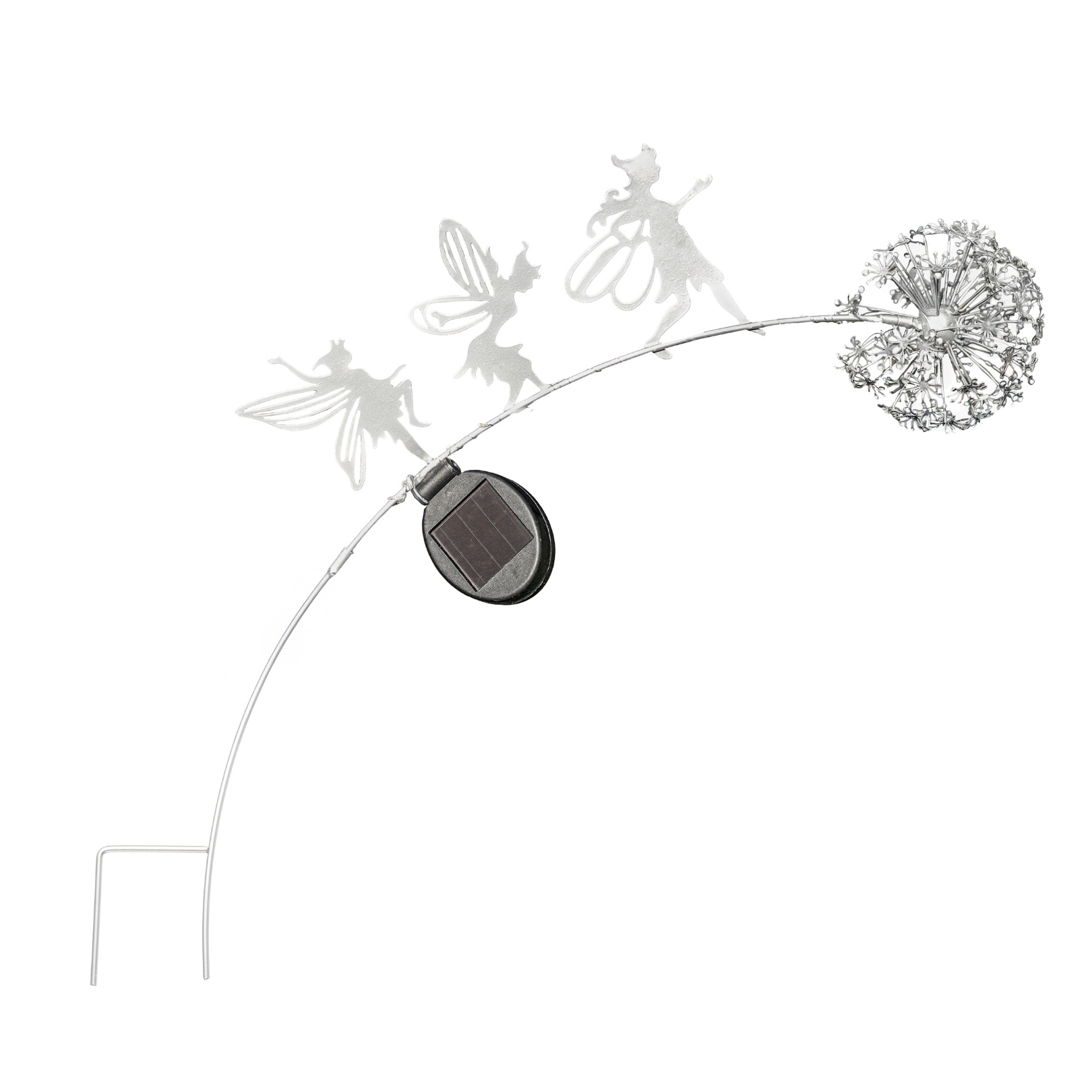 Solar Dandelion Fairy Stake Light Outdoor Garden Ornament