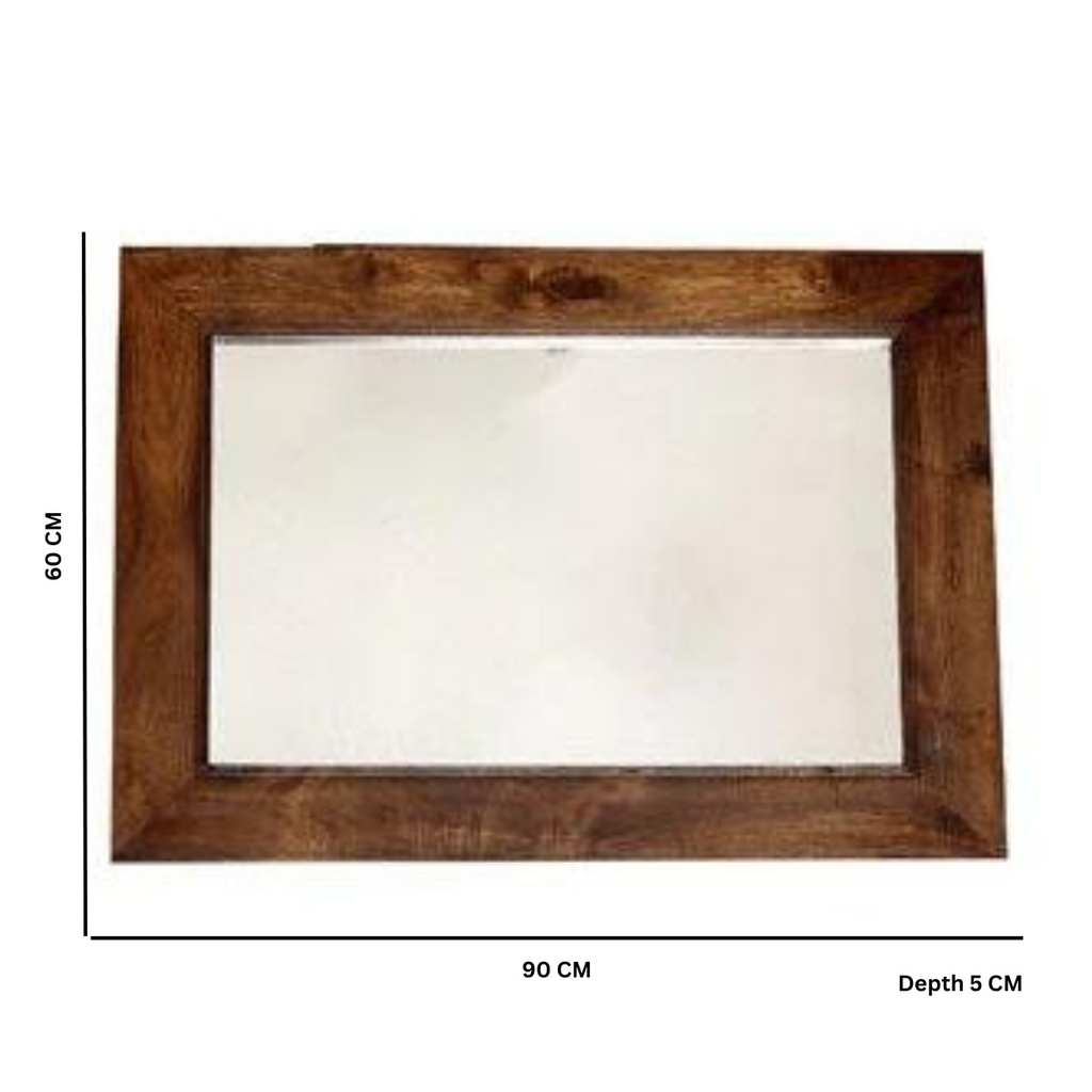 Dark Mango Wood Mirror