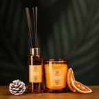 Diffuser and Candle Gift Set - Winter Spice & Orange