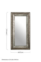 Antique Grey Wall Mirror
