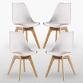 Lorenzo Dining Chairs Set of 4 & 6 White Set of 4
