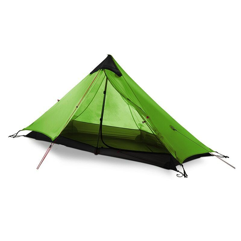 3FULGear Lanshan 1 / 4 Season / Forest  Green Hiking Pole Tent