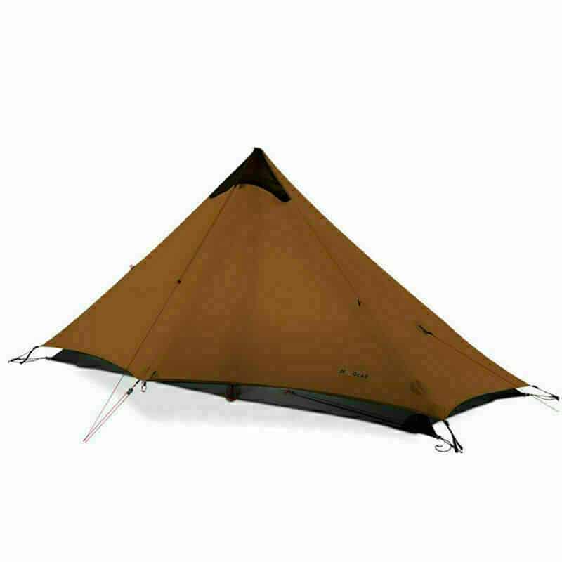 3FULGear Lanshan 2 Pro / 4 Season / Khaki Hiking Pole Tent