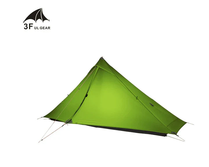 3fulgear Lanshan 1 Pro 20D SilNylon 3 Season   - Green Hiking Pole Tent