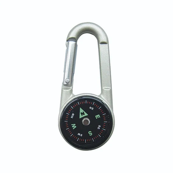 BCB International "3 in 1" Karabiner, Compass And Thermometer