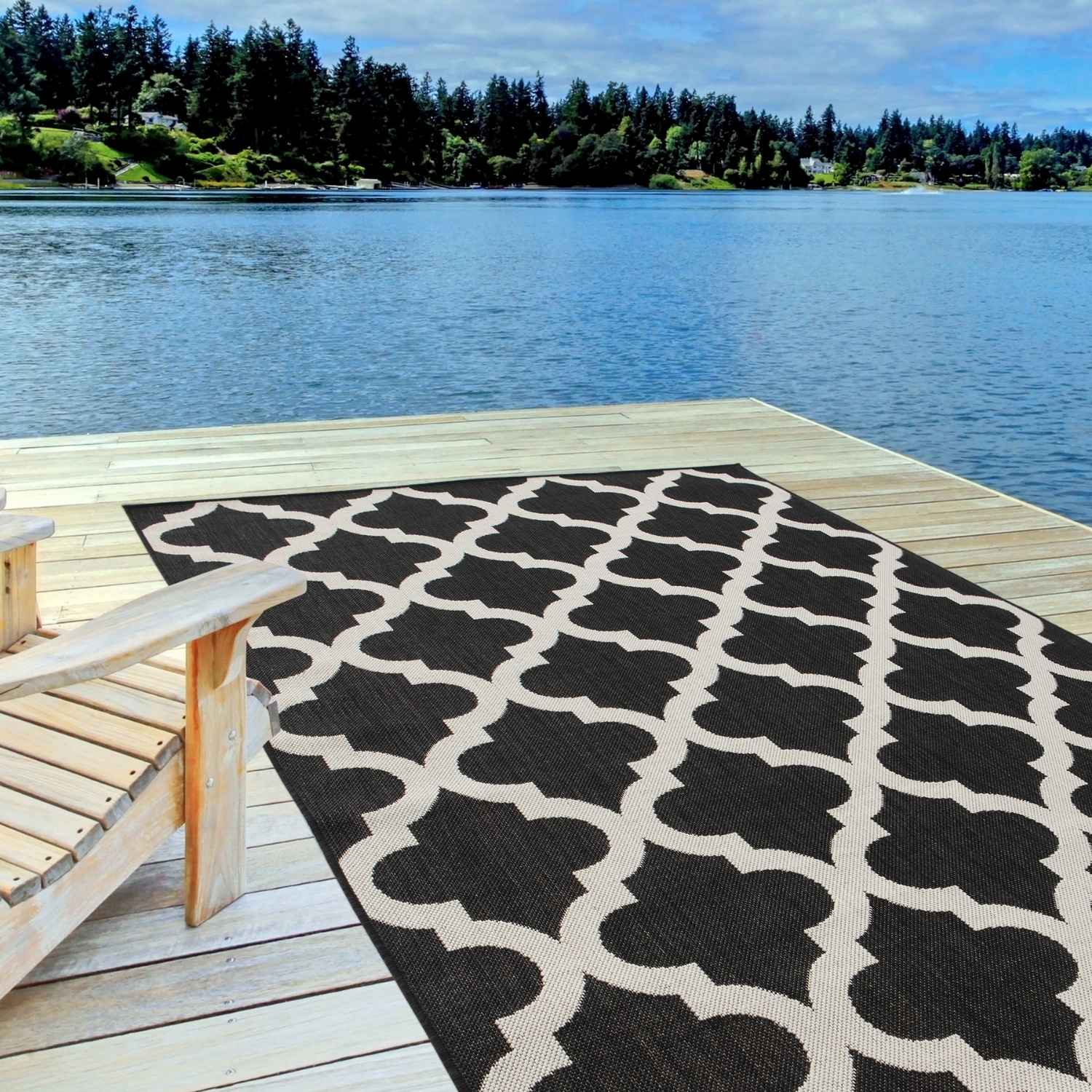 Ecology Outdoor Rug Black