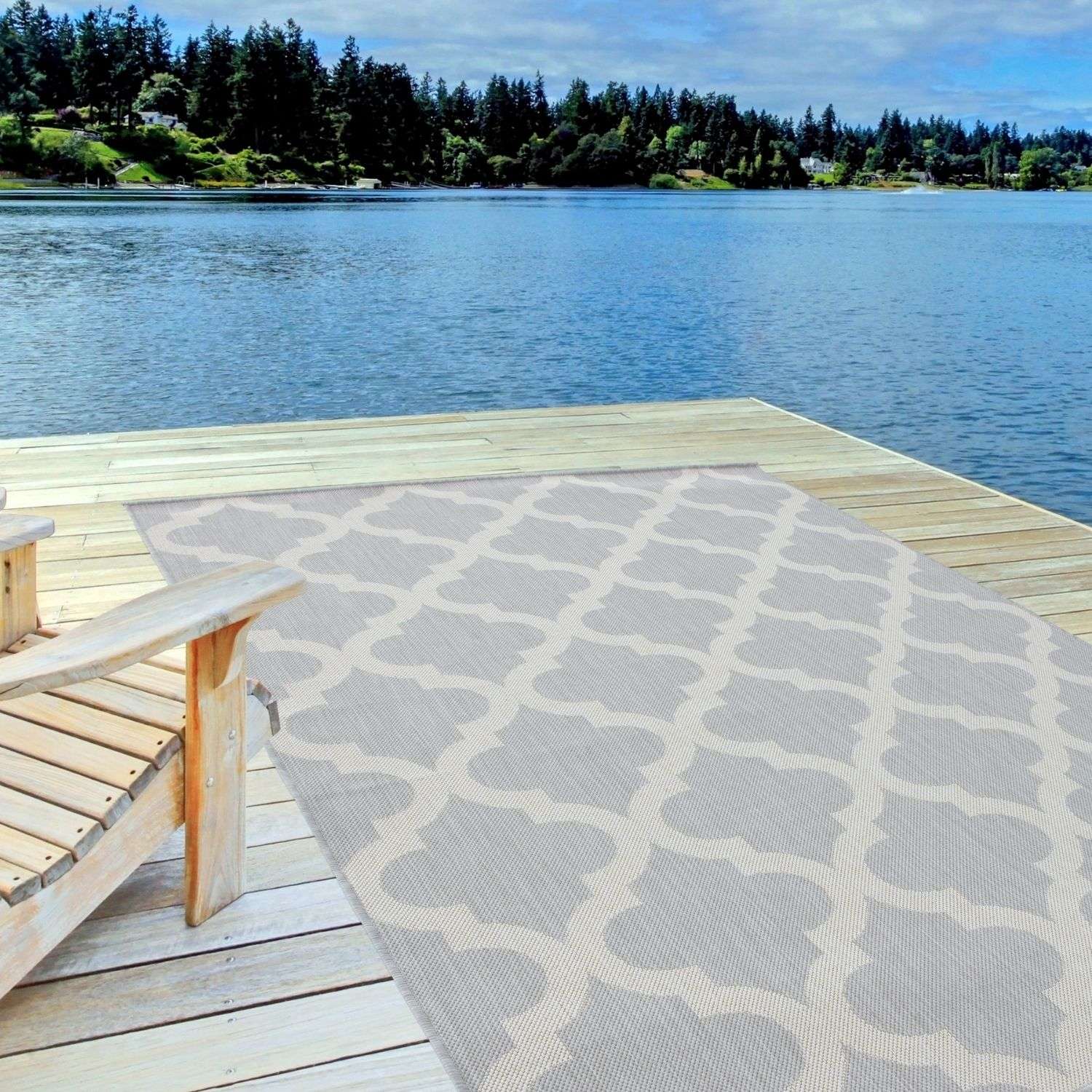 Ecology Outdoor Rug Grey