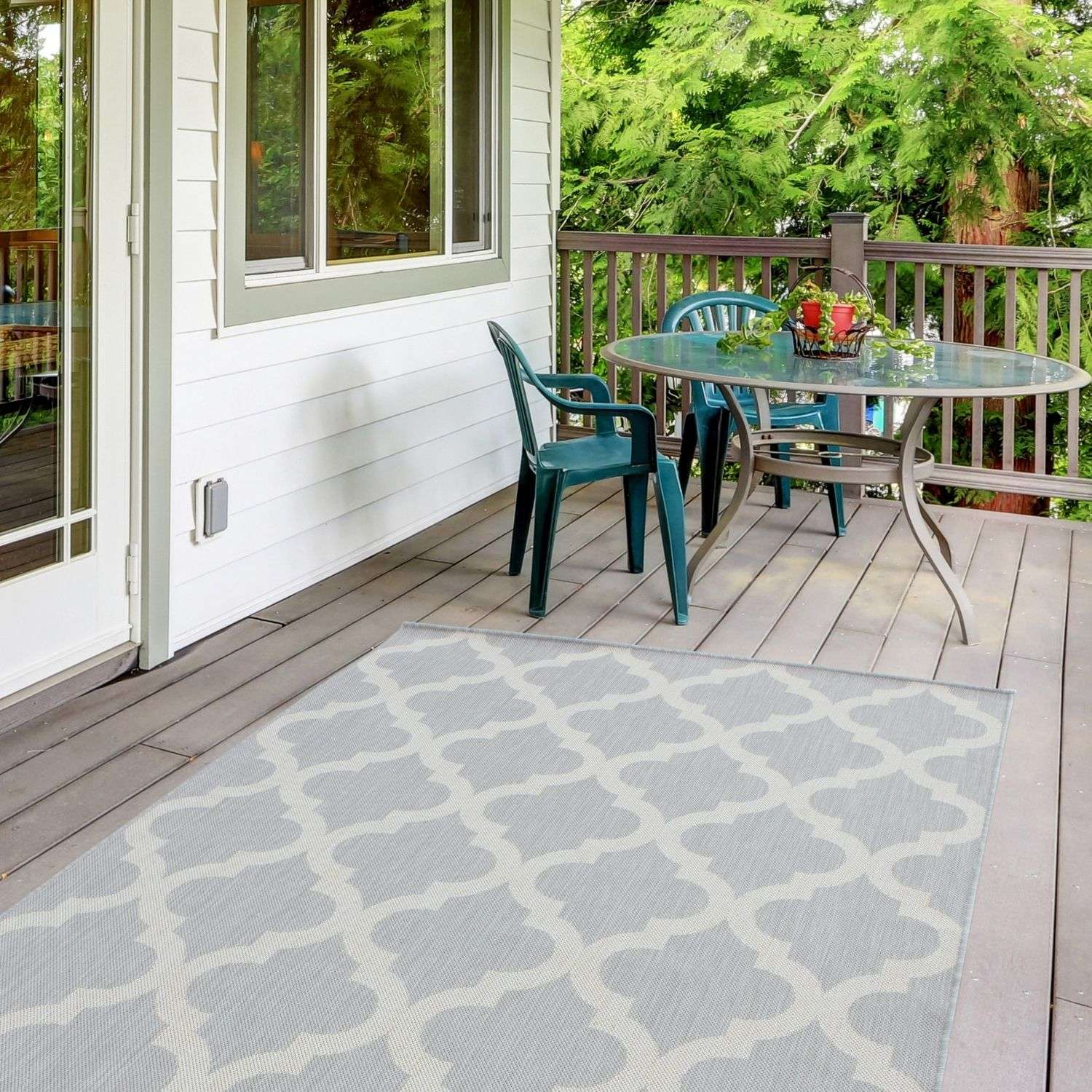 Ecology Outdoor Rug Grey