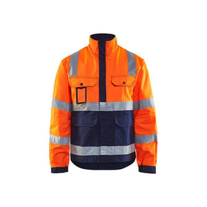 Orange/Navy blue