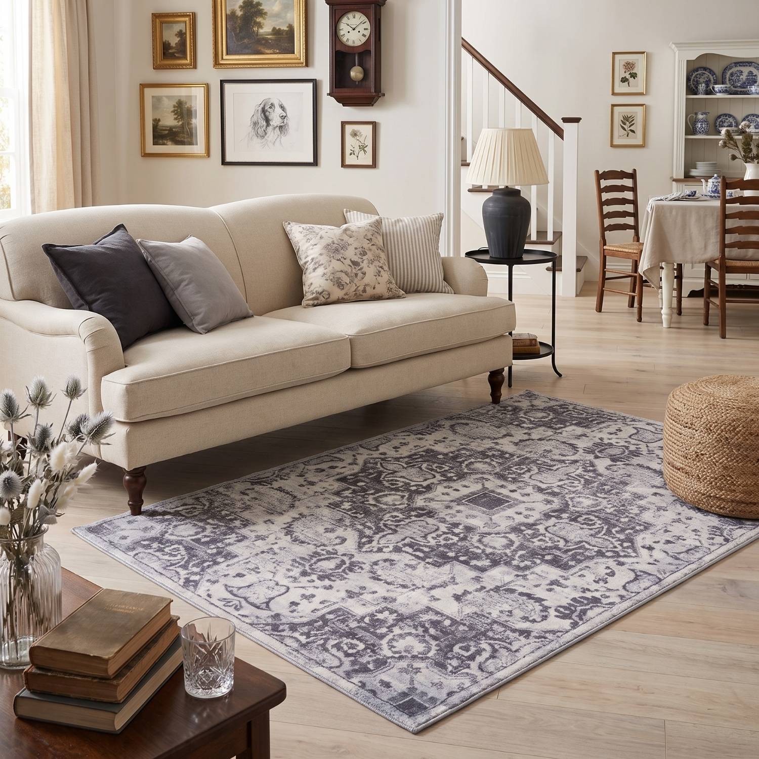 Montana Vintage Grey Rugs