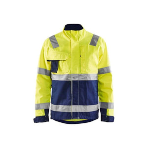 Hi-vis yellow/navy blue