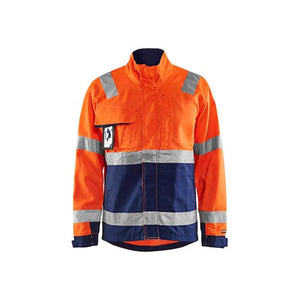 Orange/Navy blue