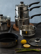 6 Piece Stainless Steel Cookware Set
