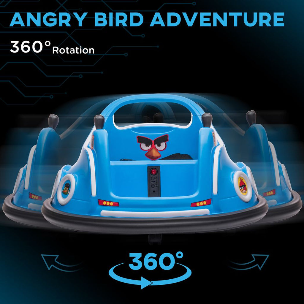 Angry Bird Licensed Bumper Car for Kids w/ Joysticks
