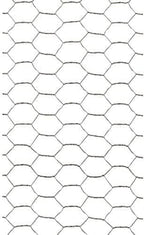 13mm, 0.5x20m Galvanised Wire Mesh