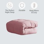 Weighted Blanket 4kg for Adults Therapy Anxiety Autism Sensory Insomnia Stress Relief, Single - Blush Pink - 125 x 150cm - (Disclaimer Only suitable for age 3+ years)