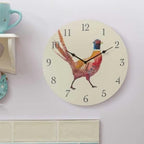 Pheasant Indoor Outdoor Wall Clock