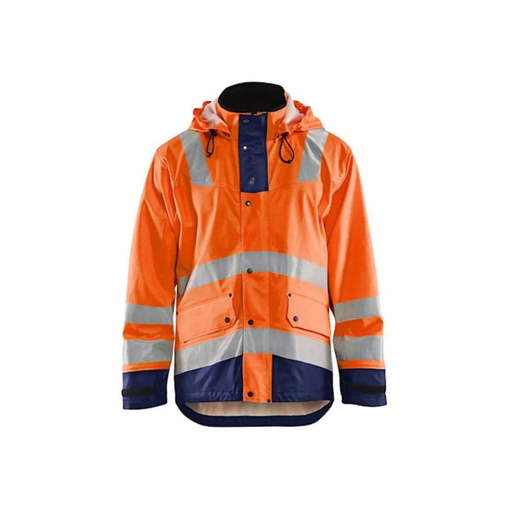 Blaklader 4302 Rain jacket Hi-Vis Level 2