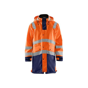 Orange/Navy blue