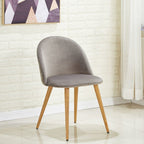 Halo Dining Set, a Table and Chairs Set of 4, White/Grey