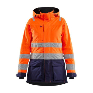 Orange/Navy blue