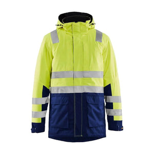 Hi-vis yellow/navy blue