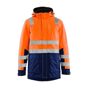 Orange/Navy blue