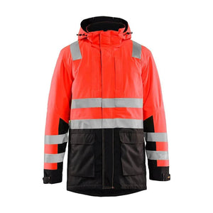 Red hi-vis/black