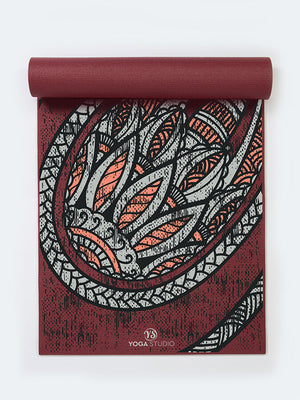 Burgundy Mat - Pepper Paisley