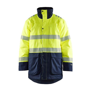 Hi-vis yellow/navy blue