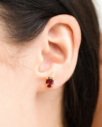 Mini Set 2 - Garnet Jewellery Set in 18k Gold Vermeil