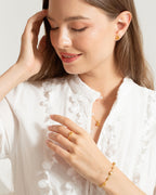 Citrine Everyday Jewellery Gift Set in 18k Gold Vermeil