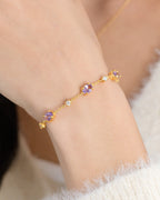 Essential Amethyst Jewellery Set in 18k Gold Vermeil