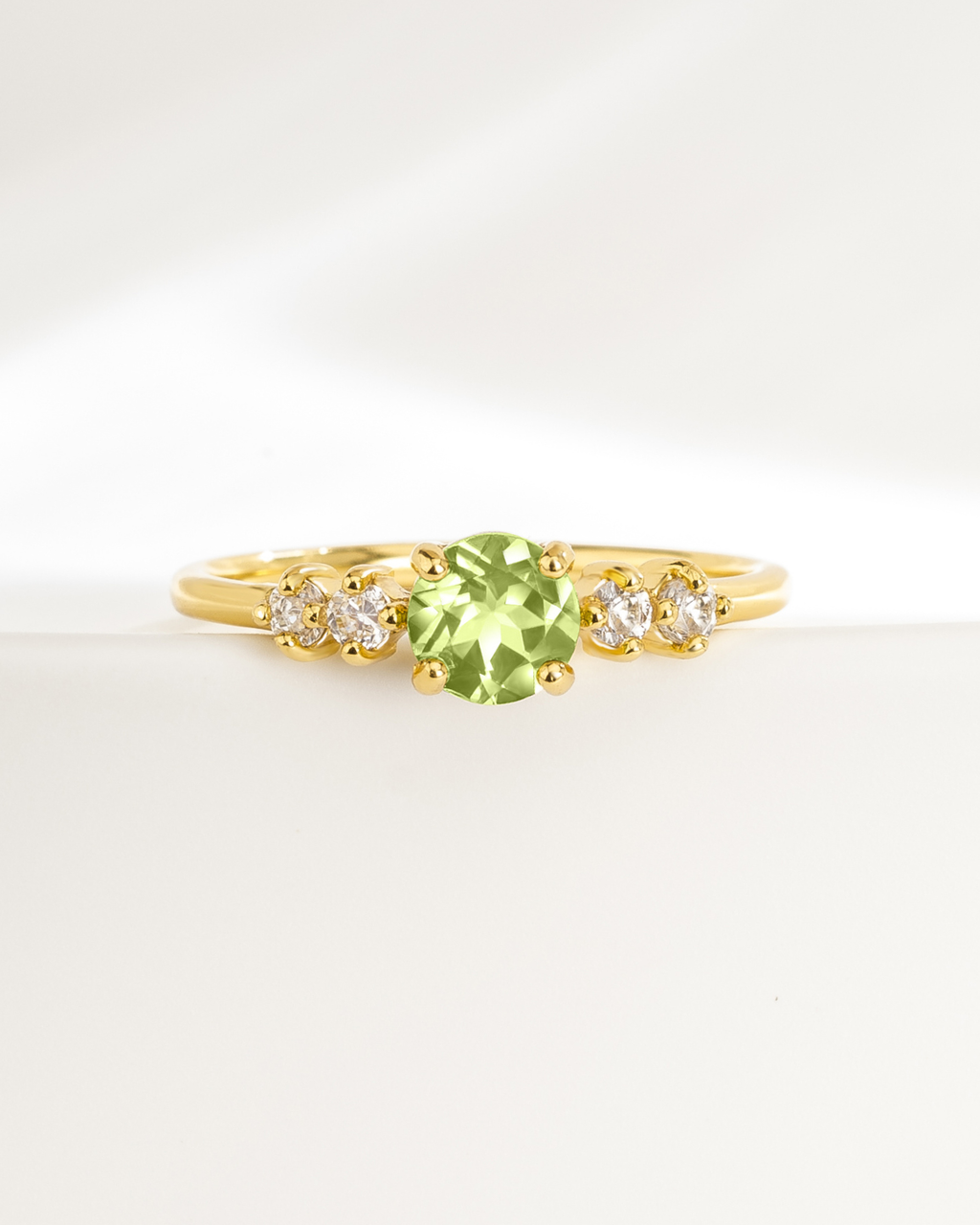 Peridot Everyday Jewellery Gift Set in 18k Gold Vermeil