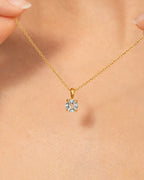 Blue Topaz Everyday Jewellery Gift Set in 18k Gold Vermeil