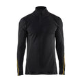 Blaklader 4796 Flame Resistant Underwear Top Half Zip, 68% Merino Wool