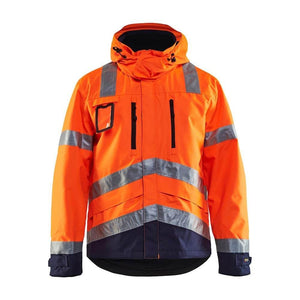Orange/Navy blue