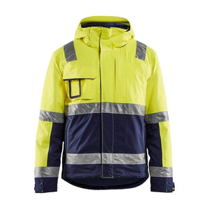 Hi-vis yellow/navy blue