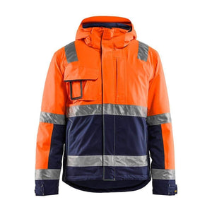 Orange/Navy blue