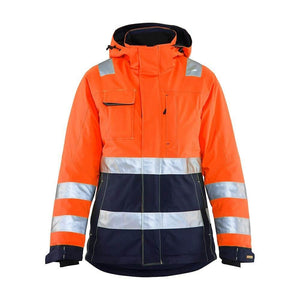 Orange/Navy blue