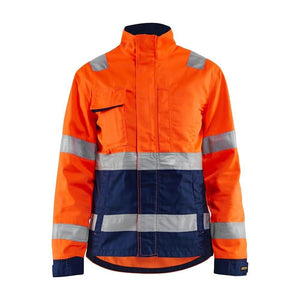 Orange/Navy blue