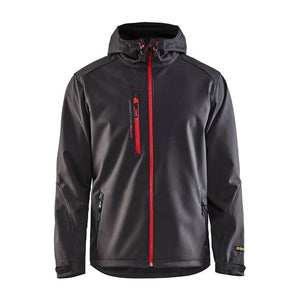 Dark grey/red