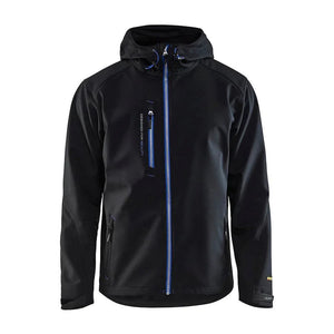 Black/Cornflower blue