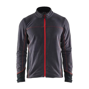 Dark grey/red