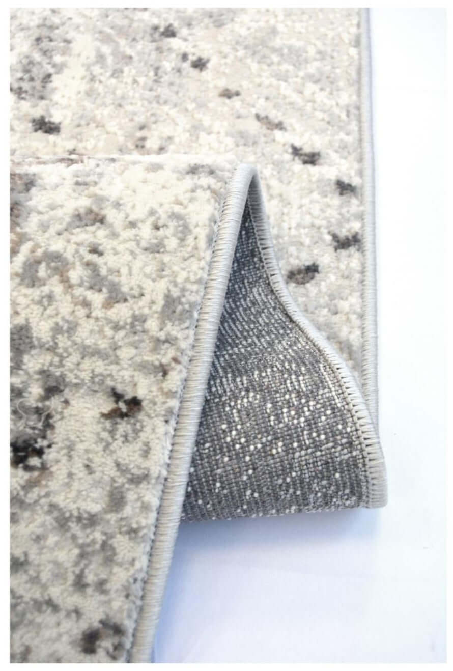 Abstract Vintage Cream & Grey Rug